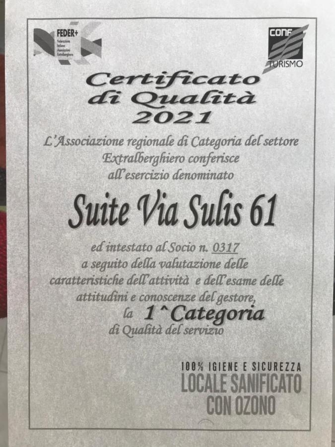 Suite Via Sulis 61 Cagliari Luaran gambar